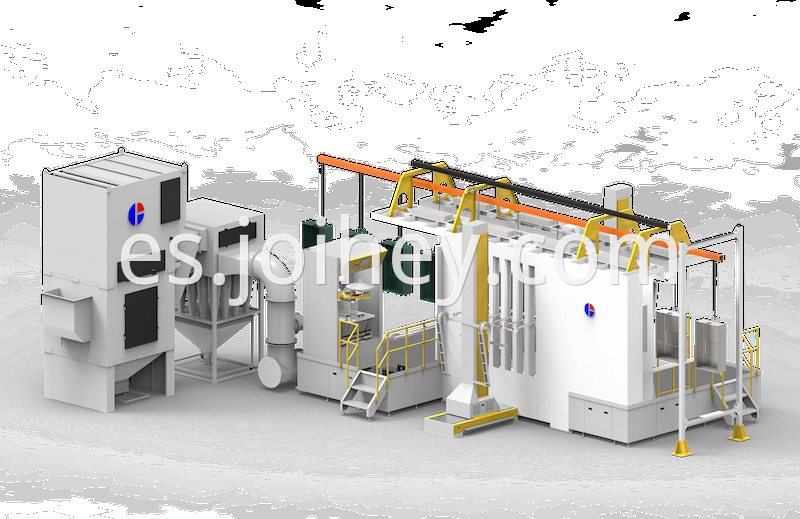 MCB Small Cyclone Powder Coating booth 